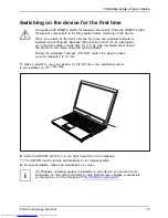 Preview for 23 page of Fujitsu Lifebook T731 Operating Manual