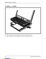 Preview for 70 page of Fujitsu Lifebook T731 Operating Manual