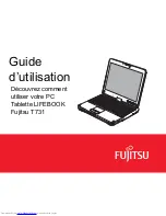 Preview for 203 page of Fujitsu Lifebook T731 User Manual