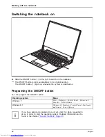 Preview for 26 page of Fujitsu LIFEBOOK T904 Ultrabook Operating Manual