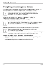 Preview for 36 page of Fujitsu LIFEBOOK U938 Operating Manual