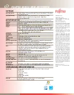 Preview for 2 page of Fujitsu M2010 Specifications