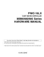 Preview for 3 page of Fujitsu MB90480 Series Hardware Manual