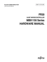 Fujitsu MB91150 Series Hardware Manual preview