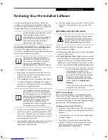 Preview for 71 page of Fujitsu N6460 - LifeBook User Manual