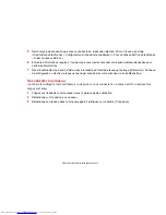 Preview for 169 page of Fujitsu N7010 - LifeBook - Core 2 Duo 2.26 GHz (French) Manual D'Utilisation