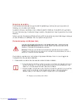 Preview for 67 page of Fujitsu P1630 - LifeBook Tablet PC (French) Mode D'Emploi