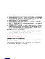 Preview for 68 page of Fujitsu P1630 - LifeBook Tablet PC (French) Mode D'Emploi