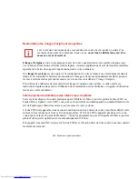 Preview for 122 page of Fujitsu P1630 - LifeBook Tablet PC (French) Mode D'Emploi