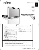 Fujitsu Plasmavision P-TU4251E User Manual preview