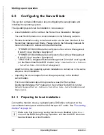 Preview for 52 page of Fujitsu Primergy BX920 S3 Operating Manual