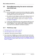 Preview for 42 page of Fujitsu PRIMERGY CX400 M4 Upgrade And Maintenance Manual