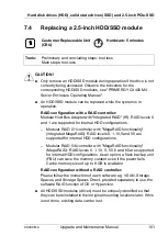 Preview for 101 page of Fujitsu PRIMERGY CX400 M4 Upgrade And Maintenance Manual