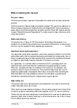 Preview for 3 page of Fujitsu PRIMERGY TX2550 M4 Operating Manual