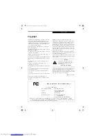 Preview for 1 page of Fujitsu S2020 - LifeBook - Athlon XP-M 1.67 GHz User Manual