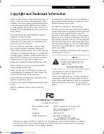 Preview for 3 page of Fujitsu S7210 - LifeBook - Core 2 Duo 2.2 GHz User Manual