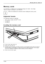 Preview for 41 page of Fujitsu stylistic R726 Operating Manual