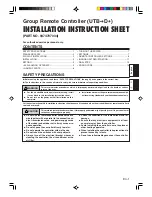 Preview for 1 page of Fujitsu UTB-YDB Installation Instruction