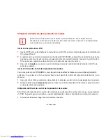 Preview for 71 page of Fujitsu V1040 - LifeBook - Core 2 Duo 2.4 GHz (Spanish) Guía Del Usuario