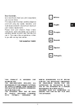 Preview for 33 page of Fulgor Milano 45 COMBISET BLAST CHILLER Instructions For Installation And Use Manual