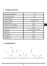 Preview for 121 page of Fulgor Milano 45 COMBISET BLAST CHILLER Instructions For Installation And Use Manual