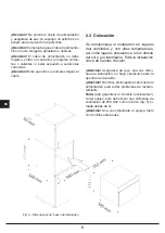 Preview for 130 page of Fulgor Milano 45 COMBISET BLAST CHILLER Instructions For Installation And Use Manual