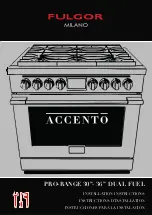 FULGOR ACCENTO Installation Instructions Manual preview