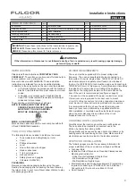 Preview for 3 page of FULGOR F1SM30 1 Series Installation Instructions Manual