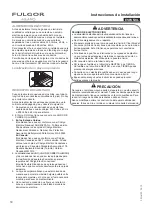 Preview for 18 page of FULGOR F1SM30 1 Series Installation Instructions Manual