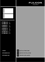 FULGOR F7IBM36O1-L Installation Manual preview