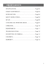 Preview for 3 page of Full Boar FBT-0500 Instruction Manual