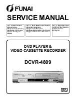 FUNAI DCVR-4809 Service Manual preview