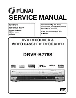 Preview for 1 page of FUNAI DRVR-B778S Service Manual