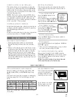 Preview for 19 page of FUNAI F313CC Owner'S Manual