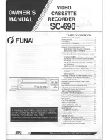 FUNAI SC-690 Owner'S Manual preview