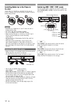 Preview for 12 page of FUNAI TD6D-D500GB Owner'S Manual