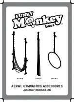 FUNKY MONKEY BARS Aerial Hoop Assembly Instructions Manual preview