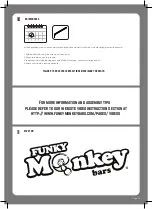 Preview for 19 page of FUNKY MONKEY BARS LACHE BARS Assembly Instructions Manual