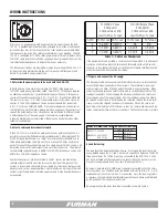 Preview for 4 page of Furman ASD-120 2.0 Owner'S Manual