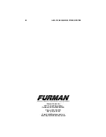 Preview for 20 page of Furman ASD-120 Owner'S Manual