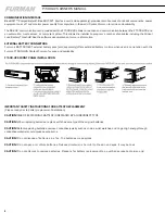 Preview for 6 page of Furman BlueBolt F1500-UPS Owner'S Manual