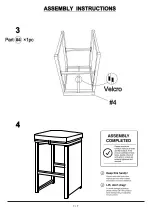 Preview for 7 page of Furniture of America Ismay CM-OT1847-BC-6PK Assembly Instructions Manual