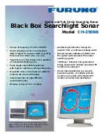 Furuno Black Box Searchlight Sonar CH-250BB Specification Sheet preview