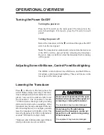 Preview for 19 page of Furuno CSH-23 Operator'S Manual