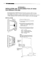 Preview for 57 page of Furuno CSH-5 MARK-2 Installation Manual