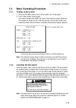 Preview for 13 page of Furuno CSH-5L/CSH-8L Operator'S Manual