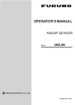 Furuno DRS4W Operator'S Manual preview