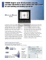 Preview for 2 page of Furuno DS-60 Brochure & Specs