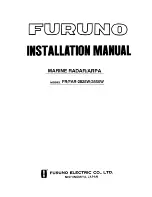 Furuno FAR-2825W Installation Manual preview