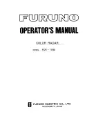 Furuno FCR-1040 Operators Operator'S Manual preview